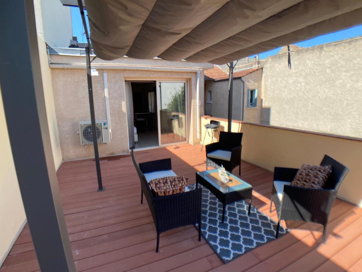 Studio Climatise Et Grande Terrasse Tarbes Centre ภายนอก รูปภาพ